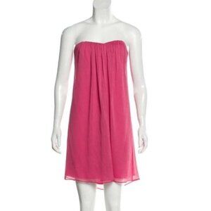 Alice + Olivia Pink Strapless Mini Dress Small 6